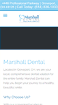 Mobile Screenshot of marshall-dental.com